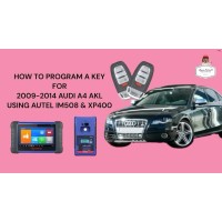 HOW TO PROGRAM A KEY FOR 2009 - 2014 AUDI A4 AKL USING AUTEL IM508 & XP400